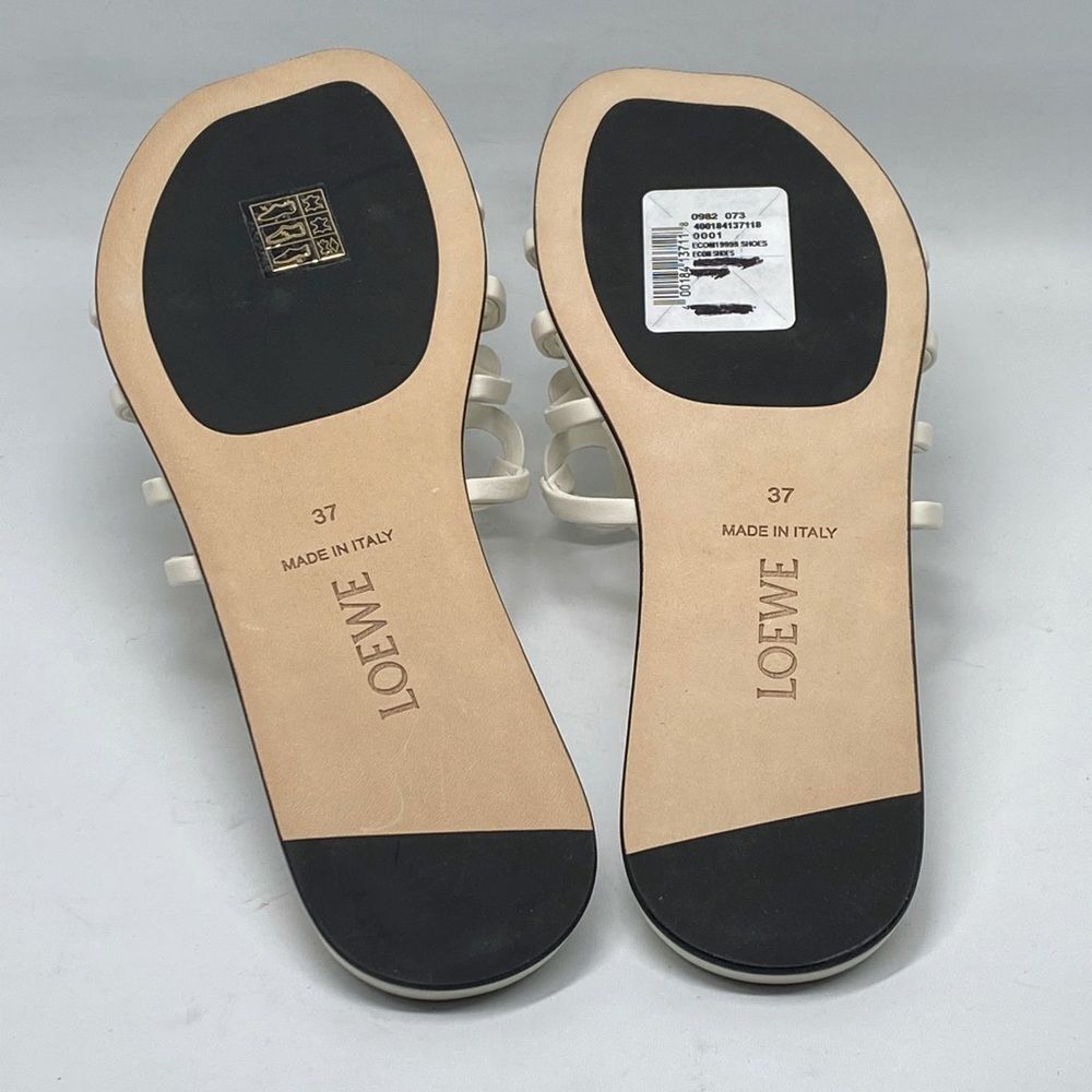 Loewe Petal Anagram slide in soft calfskin size 37 - Picture 15 of 16